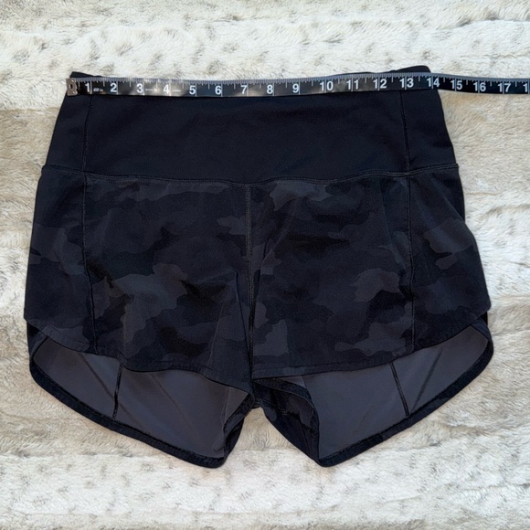 Lululemon Speed Up High-Rise Short 4" *Long in Heritage Camo Deep Coal Multi - Picture 8 of 16